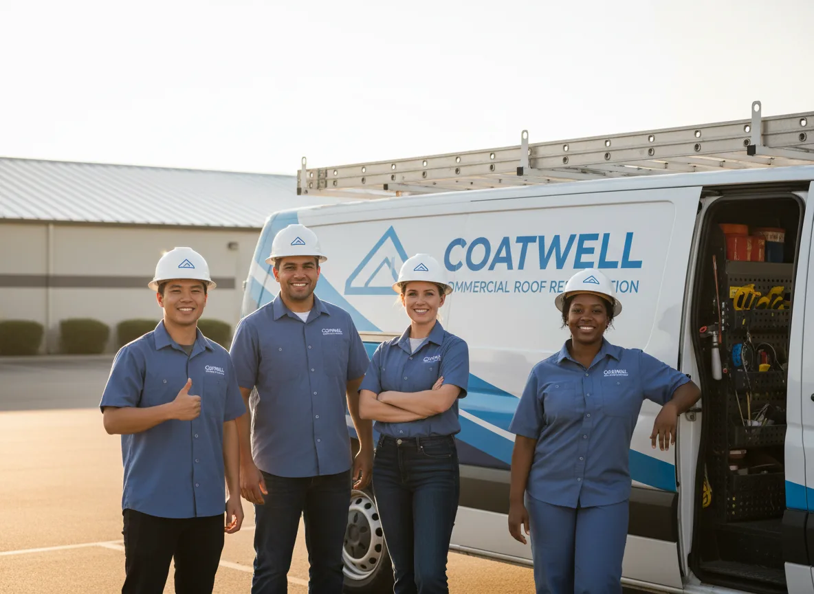 Commercial roof coating company in Dora, MO